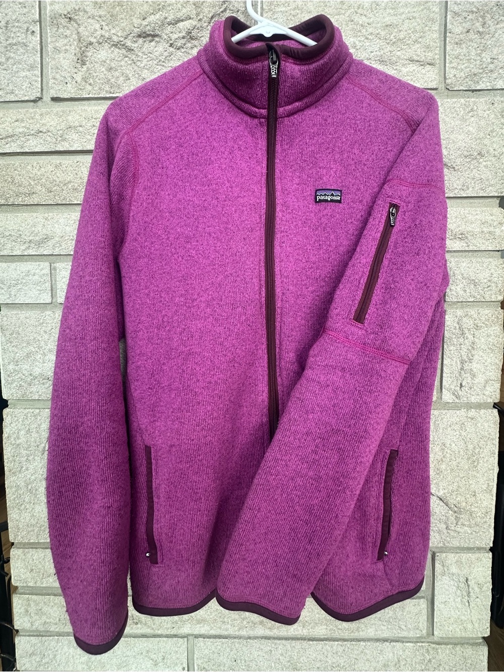 Patagonia Women's Fleece Better Sweater Jacket in Raspberry